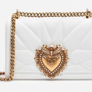 BNWT Dolce & Gabbana Medium Devotion Crossbody Bag